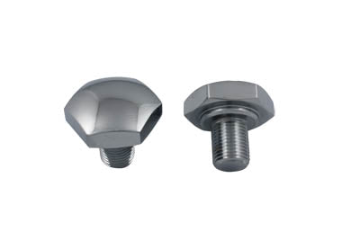 HARLEY Chrome Gabelbrücken-Kappe unbelüftet, passend für 1977-1984 FL, 1984-UP FXST, 1986-UP FLST, 1980-198