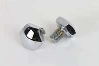 HARLEY Chrome Gabelbrücken-Kappe unbelüftet, passend für 1977-1984 FL, 1984-UP FXST, 1986-UP FLST, 1980-198