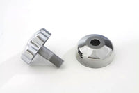 HARLEY Chrom Gabeldämpferknopf mit Abdeckung passend für 1948-1959 FL,