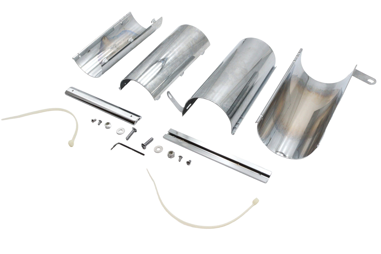 HARLEY Chrom-Gabeloberrohrverkleidungen, passend für 1994–2013 FLHR,