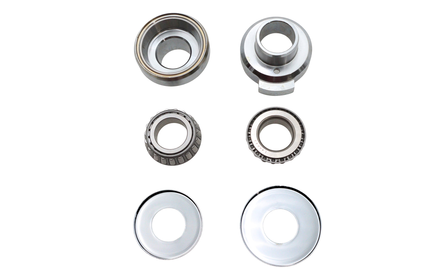 HARLEY Chrom-Gabelkopf-Kappe-Kit mit Anschlägen, passend für 1986–1999 FXST, 1949–1984 FL, 1971–1984 FX,