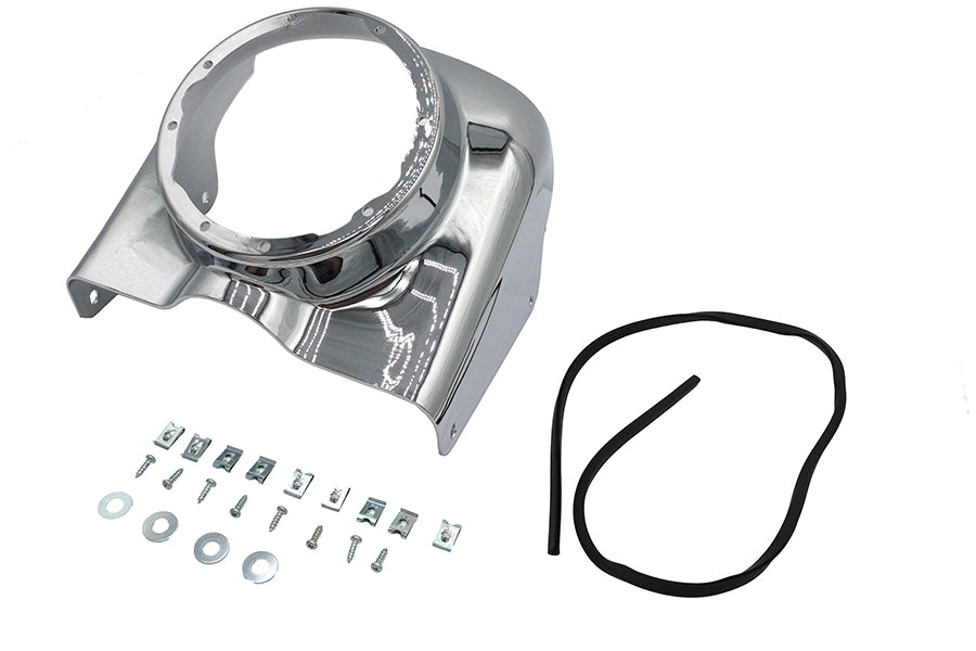 HARLEY ABS Chrom Scheinwerferabdeckung passt auf 1980-1992 FLT, 1983-1985 FLHT