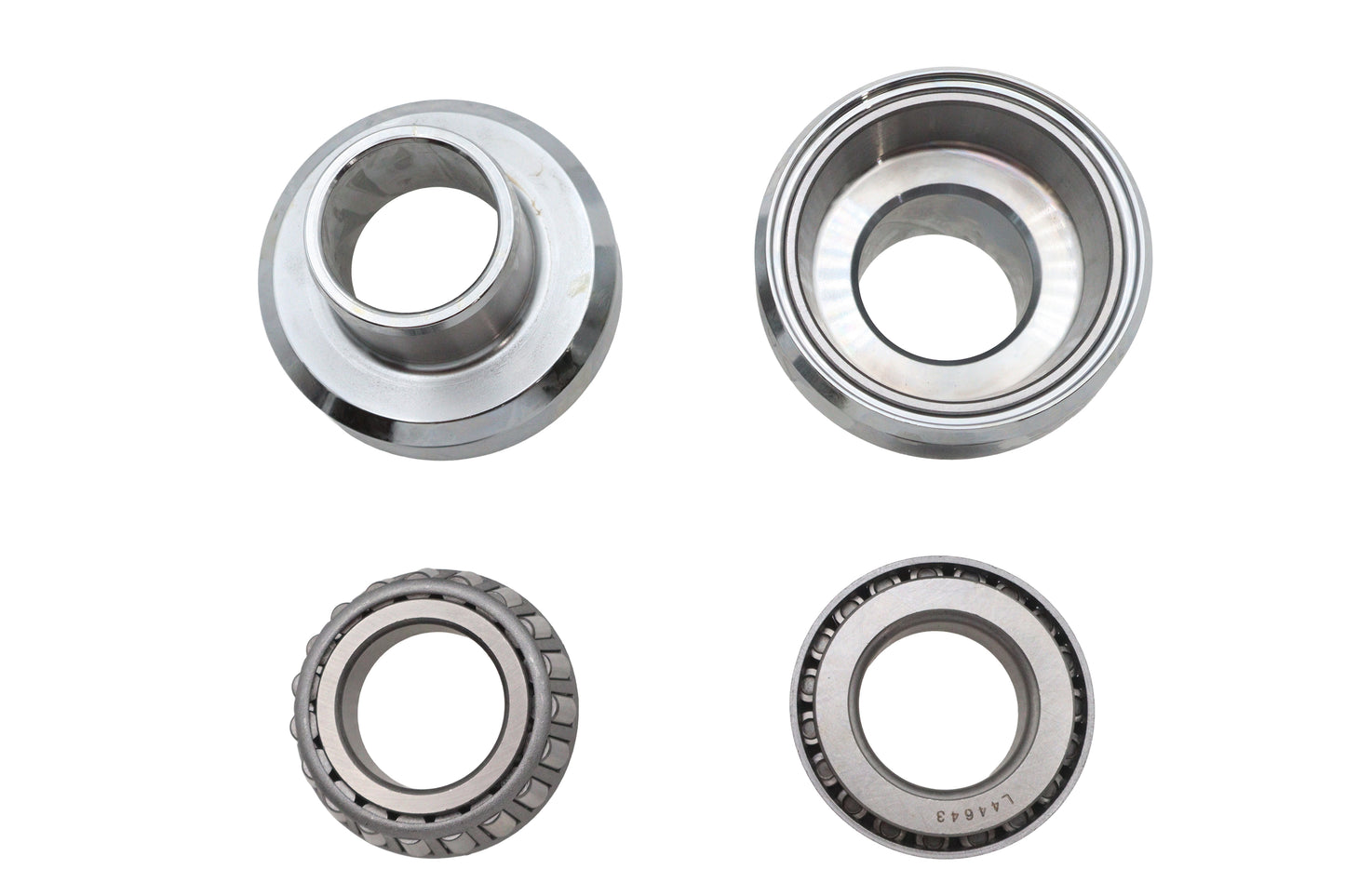 HARLEY Gabelhalsbecher und Lagersatz Chrom Passend für 1949-1984 FLH, 1971-1984 FX, 1984-1987 FXST,