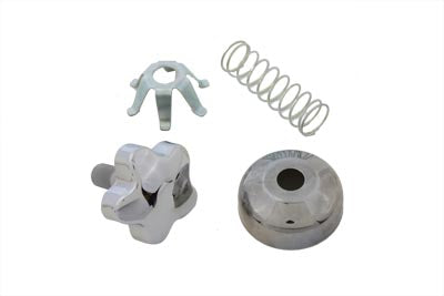 HARLEY Chrom-Gabel-Lenkungsdämpfer-Knopf-Kit Passend für 1949-1959 FL,