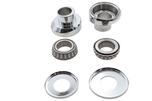 HARLEY 3° Raked Fork Neck Cup Kit Chrome Fits 1949-1984 FLH,   1971-1984 FX,   1984-1987 FXST,