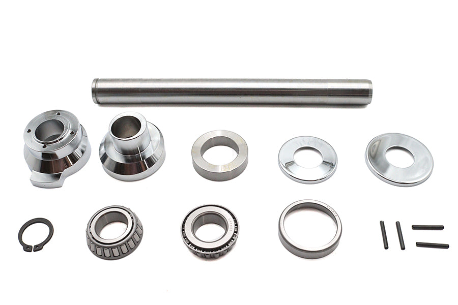 HARLEY 3° Raked Fork Neck Cup Kit Chrome Fits 1988-2003 XL,   1991-2005 FXD,