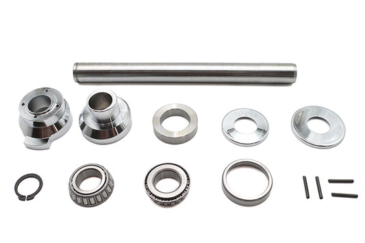 HARLEY 3° Raked Fork Neck Cup Kit Chrome Fits 1988-2003 XL,   1991-2005 FXD,