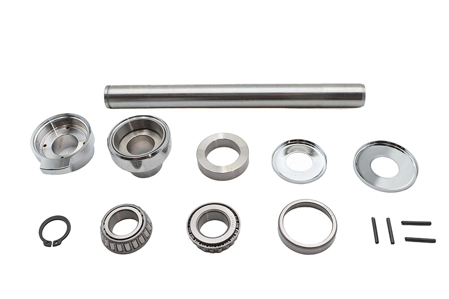 HARLEY 3° Raked Fork Neck Cup Kit Chrome Fits 1988-2003 XL,   1991-2005 FXD,