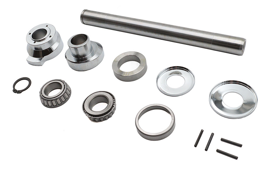 HARLEY 3° Raked Fork Neck Cup Kit Chrome Fits 1988-2003 XL,   1991-2005 FXD,