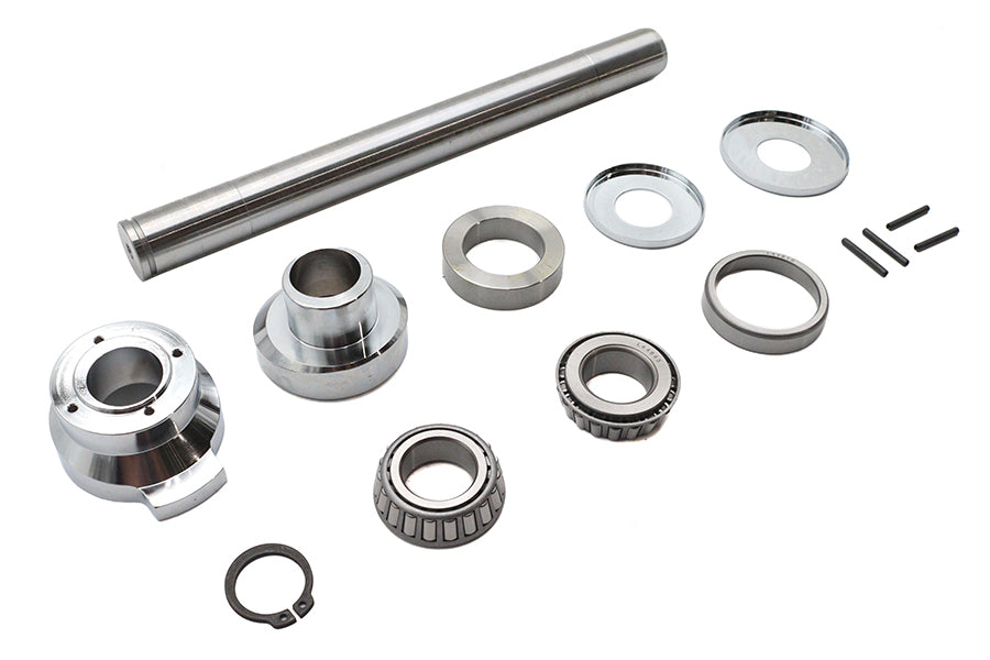 HARLEY 3° Raked Fork Neck Cup Kit Chrome Fits 1988-2003 XL,   1991-2005 FXD,
