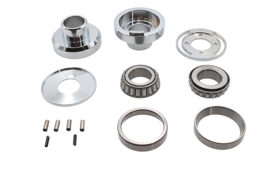 HARLEY Chrome Fork Stop Neck Cup Kit Fits 1949-1984 FLH,   1971-1984 FX,   1984-1987 FXST,