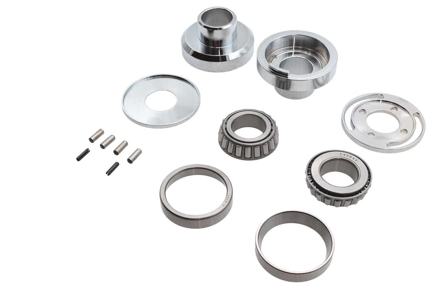 HARLEY Chrome Fork Stop Neck Cup Kit Fits 1949-1984 FLH,   1971-1984 FX,   1984-1987 FXST,
