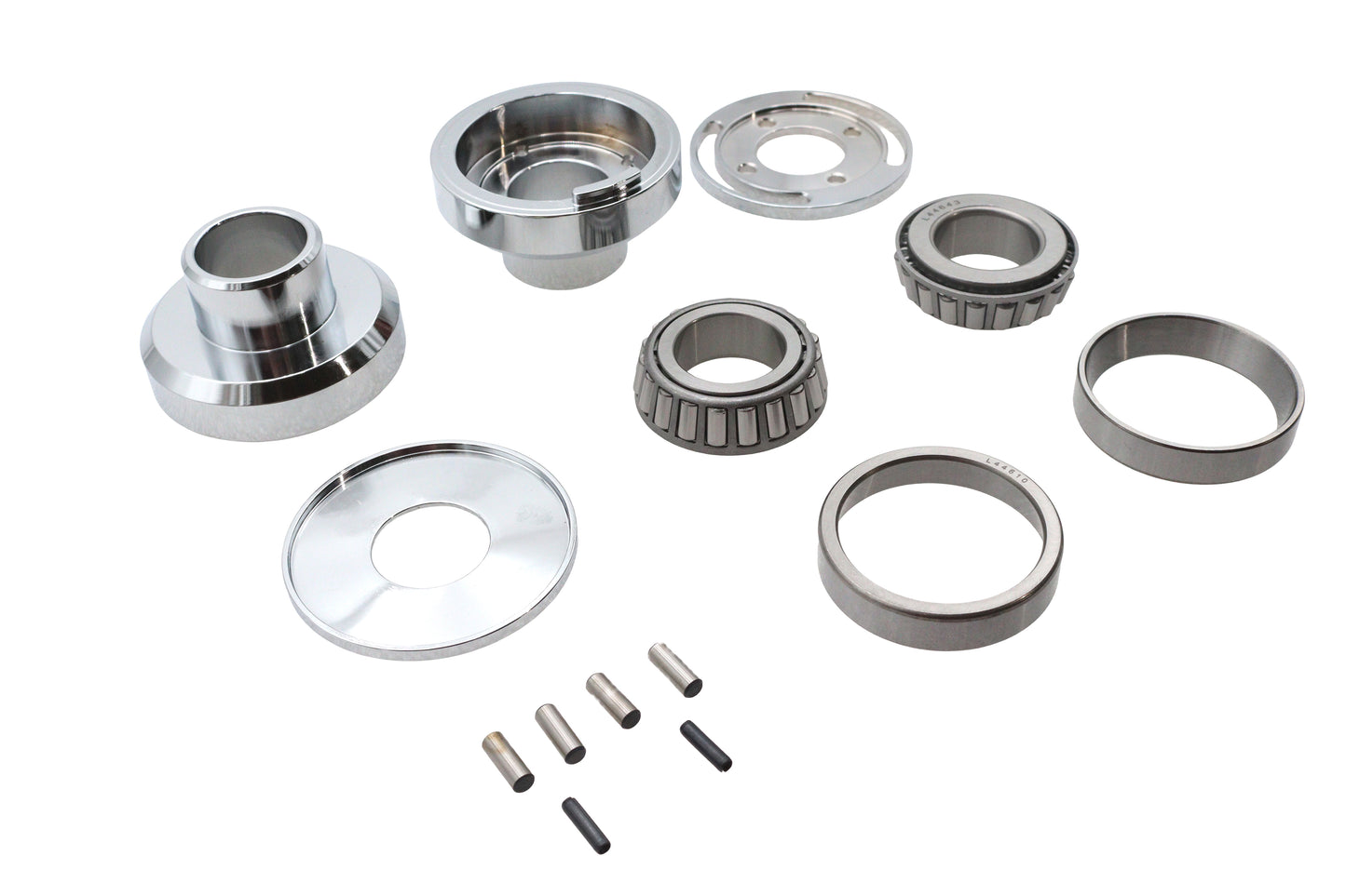 HARLEY Chrome Fork Stop Neck Cup Kit Fits 1949-1984 FLH,   1971-1984 FX,   1984-1987 FXST,