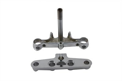 HARLEY Chrome Triple Tree Set Fits 1986-1999 FLST,