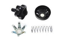 HARLEY FL Fork Steering Damper Knob Kit Black Fits 1949-1959 FL,   1936-1952 WL,