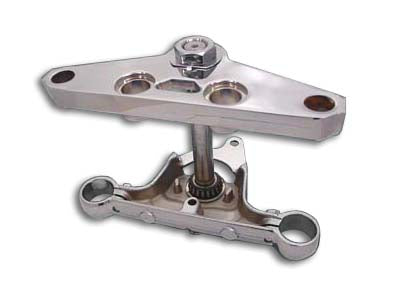 HARLEY Replica Forged Steel Triple Tree Set Chrome fits 1980-1986 FXWG,   1984-1987 FXST,