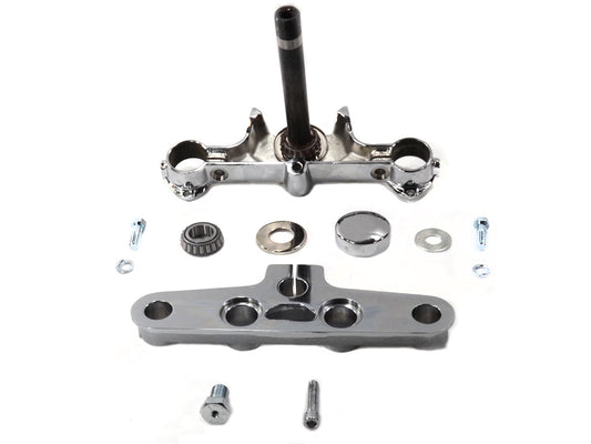HARLEY Replica Forged Steel Triple Tree Set Chrome Fits 2000-2017 FLST,