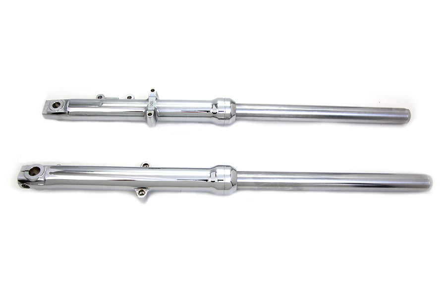 HARLEY 39mm Fork Slider Assembly Single Disc with Chrome Sliders Fits 2000-2007 XL,   2000-2006 FXD,