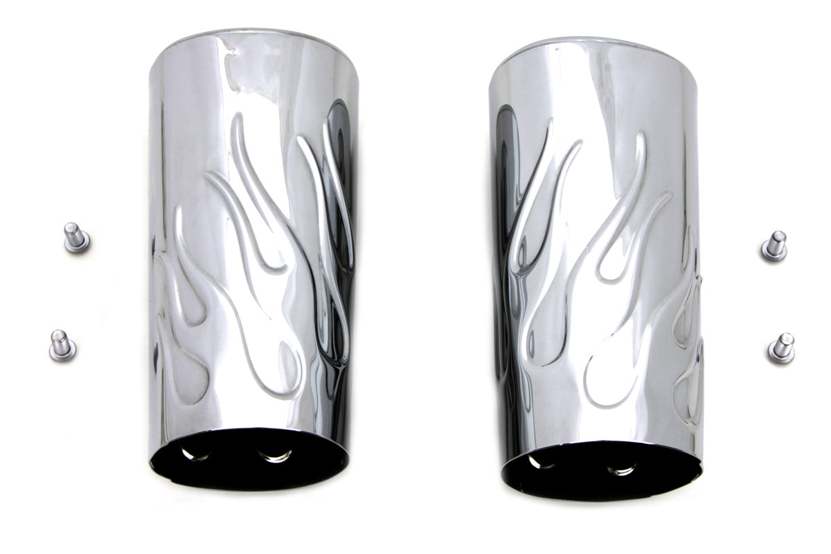 HARLEY Fork Slider Cover Set Fits 1980-2013 FLT,   1980-2013 FLT,   1986-2017 FLST,