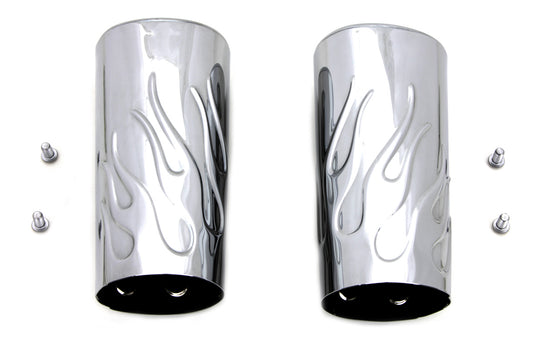 HARLEY Fork Slider Cover Set Fits 1980-2013 FLT,   1980-2013 FLT,   1986-2017 FLST,