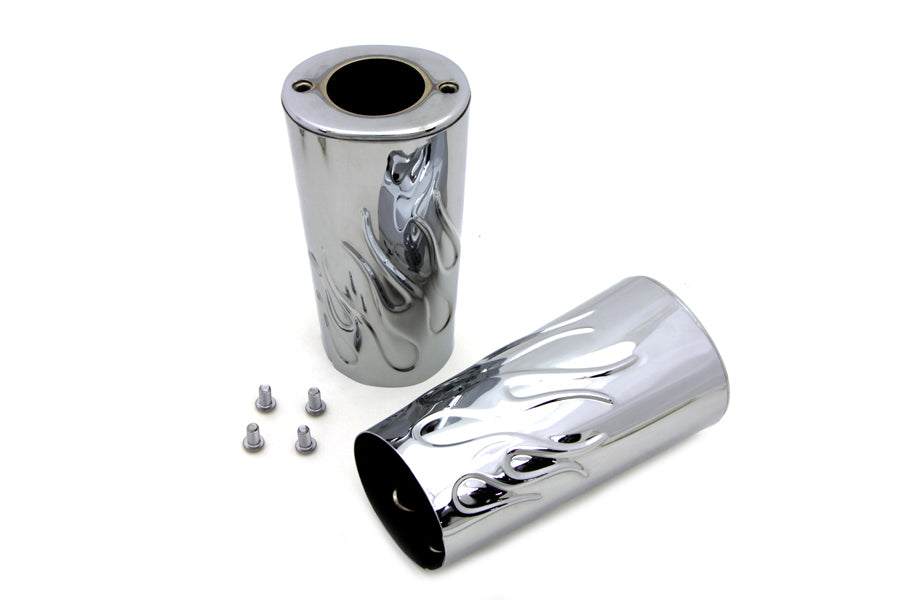 HARLEY Fork Slider Cover Set Fits 1980-2013 FLT,   1980-2013 FLT,   1986-2017 FLST,