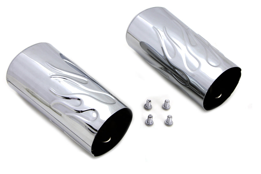 HARLEY Fork Slider Cover Set Fits 1980-2013 FLT,   1980-2013 FLT,   1986-2017 FLST,