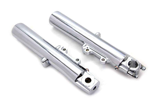 HARLEY Chrome 41mm Lower Fork Slider Set Fits 2000-2013 FLHT,   2000-2013 FLHR,   2000-2013 FLTR,
