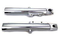 HARLEY Chrome 41mm Lower Fork Slider Set Fits 2000-2013 FLHT,   2000-2013 FLHR,   2000-2013 FLTR,