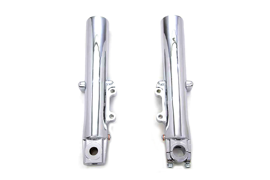 HARLEY Chrome 41mm Lower Fork Slider Set Fits 2000-2013 FLHT,   2000-2013 FLHR,   2000-2013 FLTR,