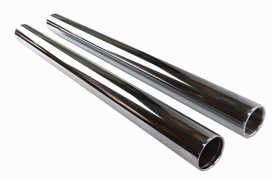 HARLEY Chrome 41mm Fork Tube Set 20 inch Total Length Fits 1949-1976 FL,