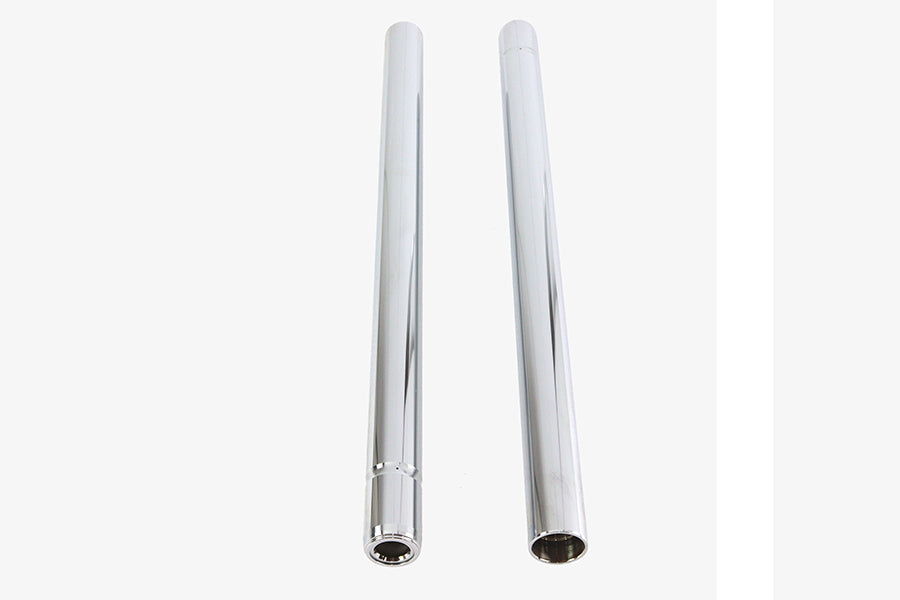 HARLEY Chrome 41mm Fork Tube Set 24-7/8 inch Total Length Fits 1980-1983 FLHT,   1980-1983 FLT,   19
