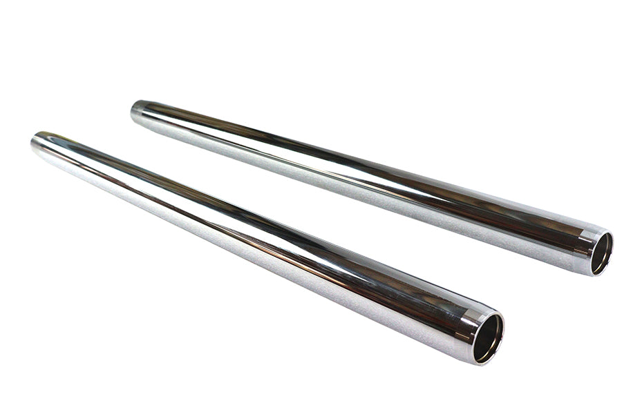 HARLEY Chrome 35mm Fork Tube Set 23-1/2 inch Total Length Fits 1973-1974 XL,   1973-1977 FX,