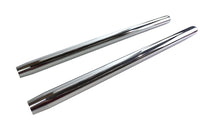 HARLEY Chrome 35mm Fork Tube Set 23-1/2 inch Total Length Fits 1973-1974 XL,   1973-1977 FX,