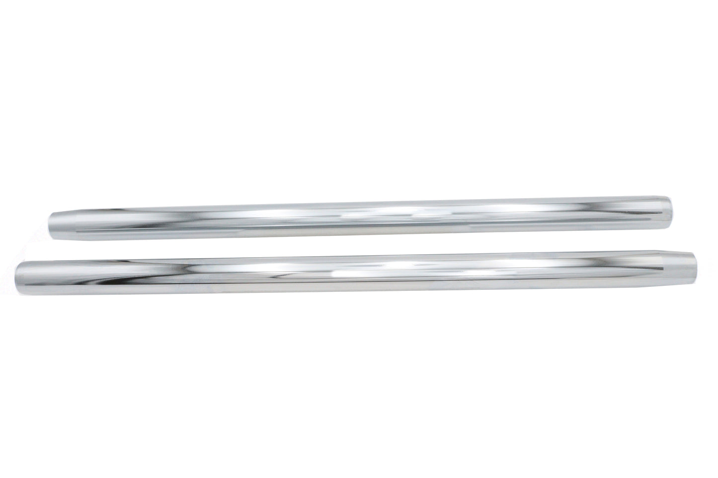 HARLEY Chrome 35mm Fork Tube Set 25-1/2 inch Total Length Fits 1973-1974 XL,   1973-1977 FX,