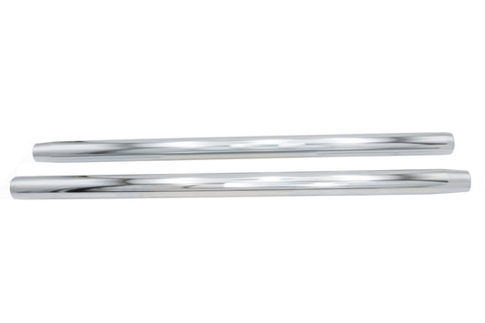 HARLEY Chrome 35mm Fork Tube Set 25-1/2 inch Total Length Fits 1973-1974 XL,   1973-1977 FX,