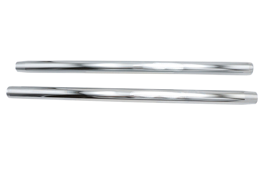 HARLEY Chrome 35mm Fork Tube Set 25-1/2 inch Total Length Fits 1973-1974 XL,   1973-1977 FX,