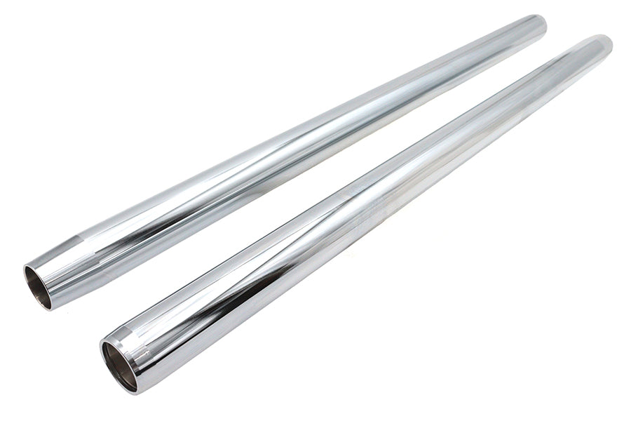 HARLEY Chrome 35mm Fork Tube Set 25-1/2 inch Total Length Fits 1973-1974 XL,   1973-1977 FX,