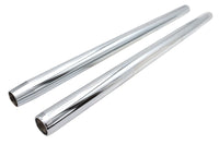 HARLEY Chrome 35mm Fork Tube Set 25-1/2 inch Total Length Fits 1973-1974 XL,   1973-1977 FX,
