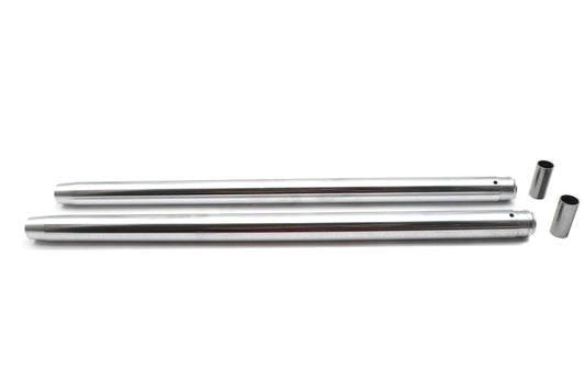 HARLEY Hard Chrome 35mm Fork Tube Set 24-1/2 inch Total Length Fits 1985-1986 FXR, with a Sport Pack