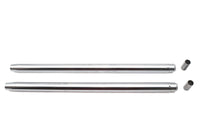 HARLEY Hard Chrome 35mm Fork Tube Set 24-1/2 inch Total Length Fits 1985-1986 FXR, with a Sport Pack