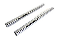 HARLEY Chrome Fork Tube Set Stock Length Fits 1984-1996 FLT,   1984-1996 FLHT,   1984-1999 FXST,   1