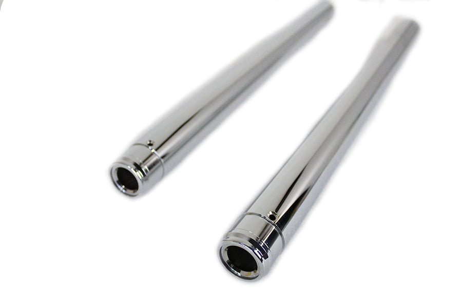 HARLEY Chrome Fork Tube Set Stock Length Fits 1984-1996 FLT,   1984-1996 FLHT,   1984-1999 FXST,   1