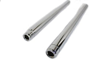 HARLEY Chrome Fork Tube Set Stock Length Fits 1984-1996 FLT,   1984-1996 FLHT,   1984-1999 FXST,   1