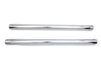 HARLEY Chrome Fork Tube Set 4 inch Over Stock Fits 1984-1996 FLT,   1984-1996 FLHT,   1984-1999 FXST