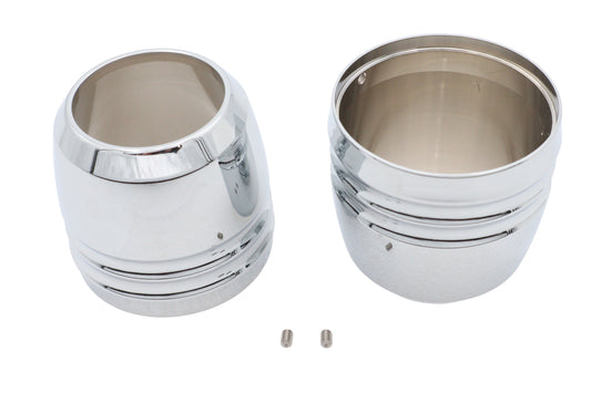HARLEY 49mm Fork Boot Cover Chrome Fits 2006-2017 FXD,