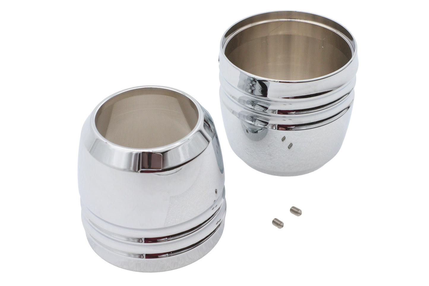 HARLEY 49mm Fork Boot Cover Chrome Fits 2006-2017 FXD,
