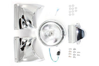 HARLEY 7 inch Headlamp Cowl Kit Chrome fits 1960-1984 FL,  1960-1984 FL,