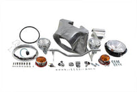 HARLEY 7 inch Headlamp Cowl Kit Polished fits 1960-1984 FL,