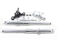 HARLEY Fork Assembly with Chrome Sliders Fits 1986-1999 FLST,