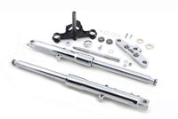 HARLEY Fork Assembly with Chrome Sliders Fits 1986-1999 FLST,